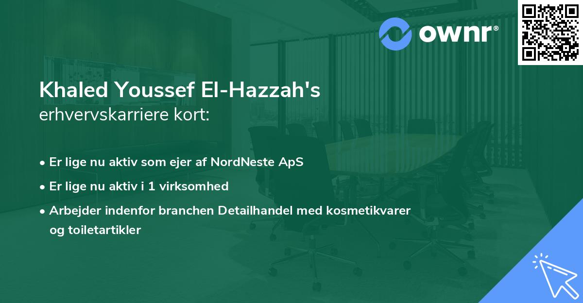 Khaled Youssef El-Hazzah's erhvervskarriere kort