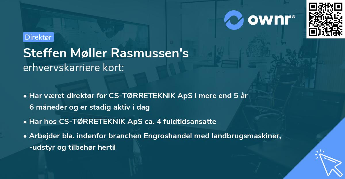 Steffen Møller Rasmussen's erhvervskarriere kort