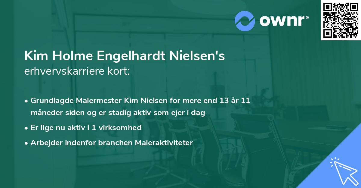 Kim Holme Engelhardt Nielsen's erhvervskarriere kort