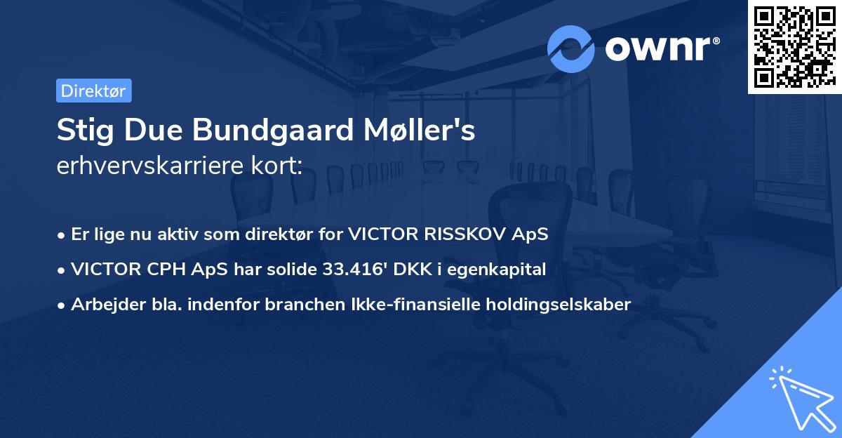 Stig Due Bundgaard Møller's erhvervskarriere kort