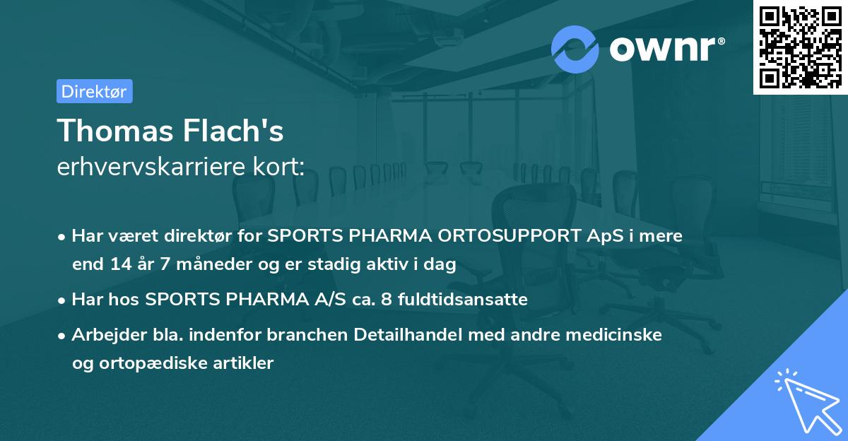 Thomas Flach's erhvervskarriere kort