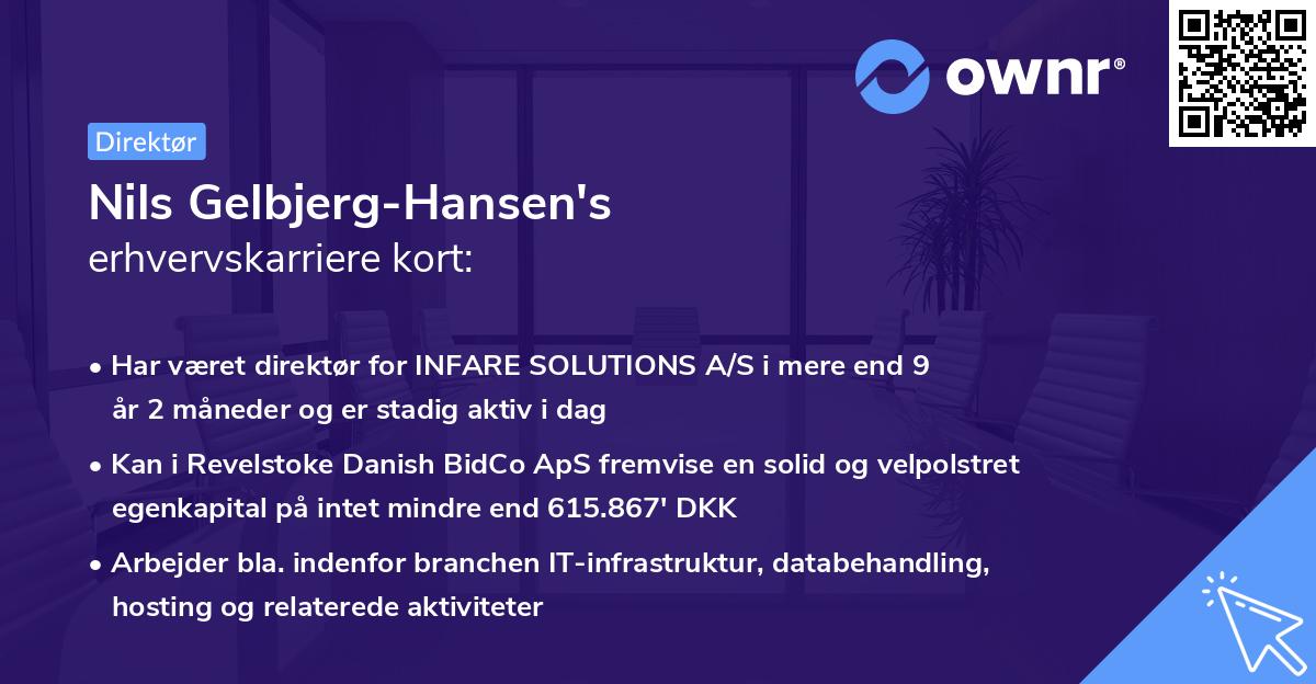 Nils Gelbjerg-Hansen's erhvervskarriere kort