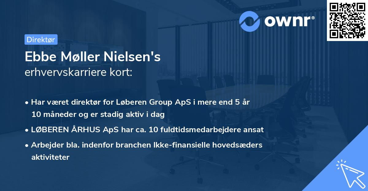Ebbe Møller Nielsen's erhvervskarriere kort