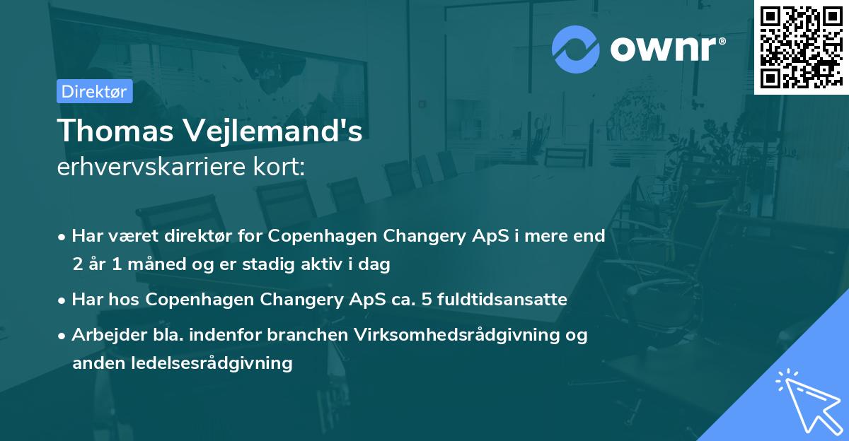 Thomas Vejlemand's erhvervskarriere kort