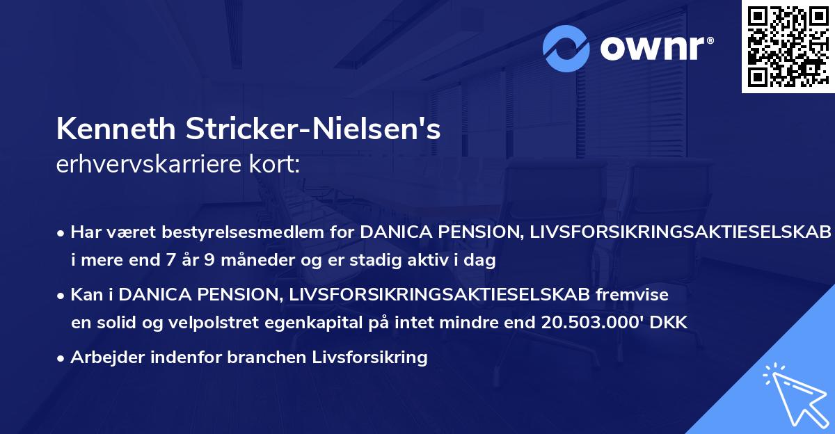 Kenneth Stricker-Nielsen's erhvervskarriere kort