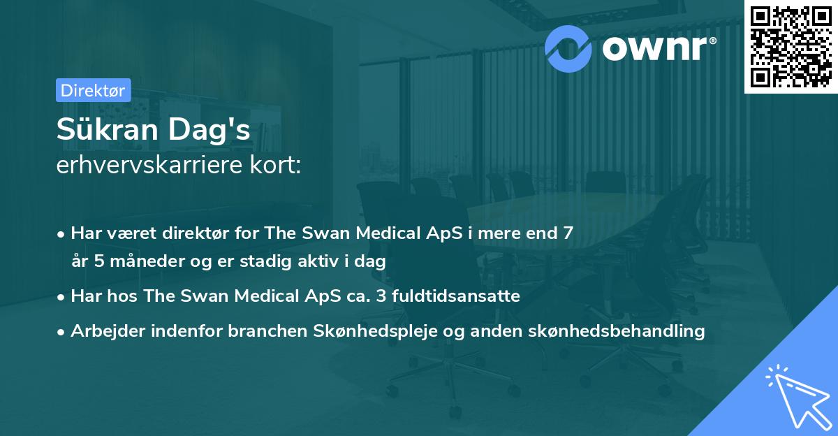 Sükran Dag's erhvervskarriere kort