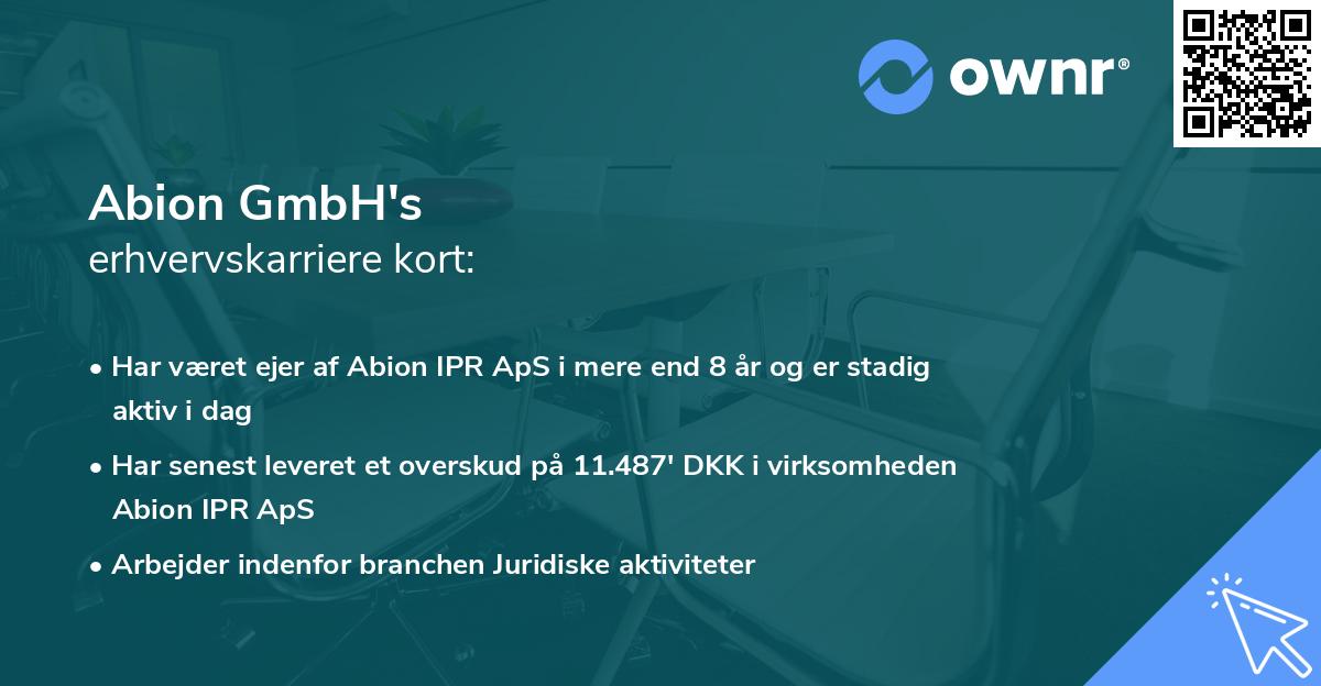 Abion GmbH's erhvervskarriere kort