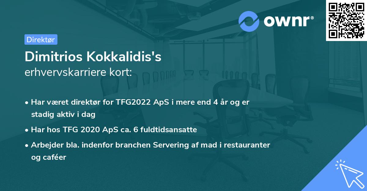 Dimitrios Kokkalidis's erhvervskarriere kort
