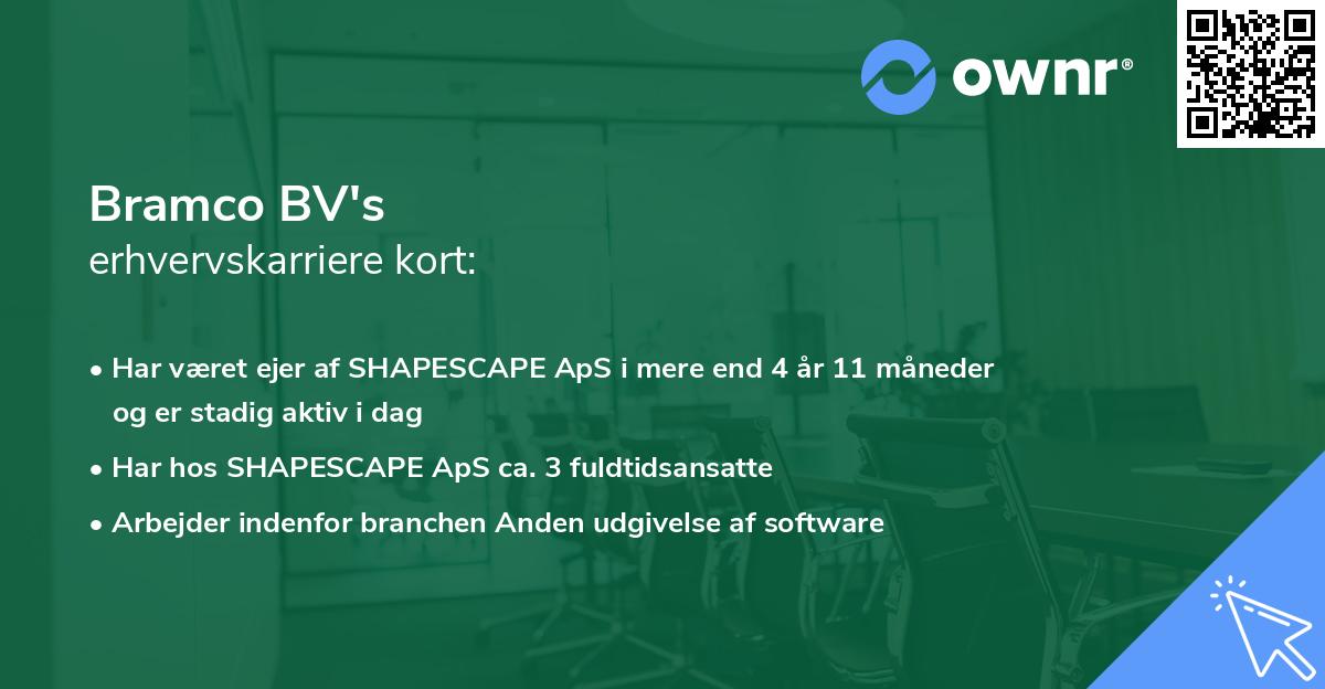 Bramco BV's erhvervskarriere kort