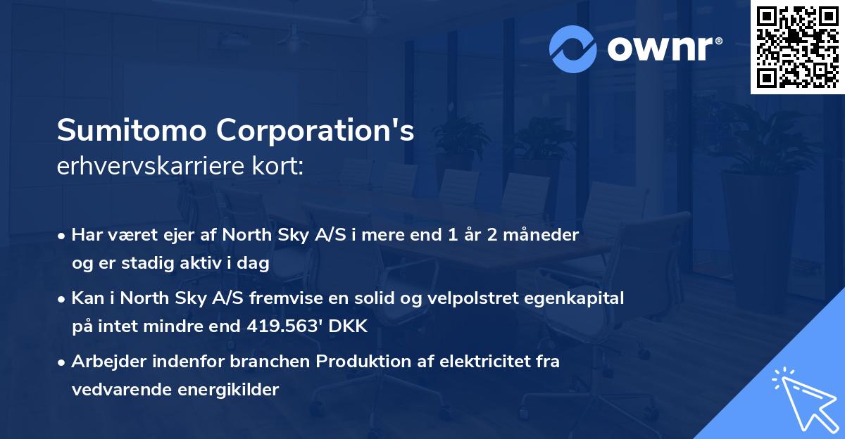 Sumitomo Corporation's erhvervskarriere kort