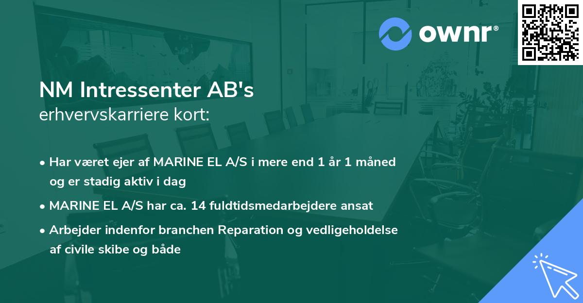 NM Intressenter AB's erhvervskarriere kort