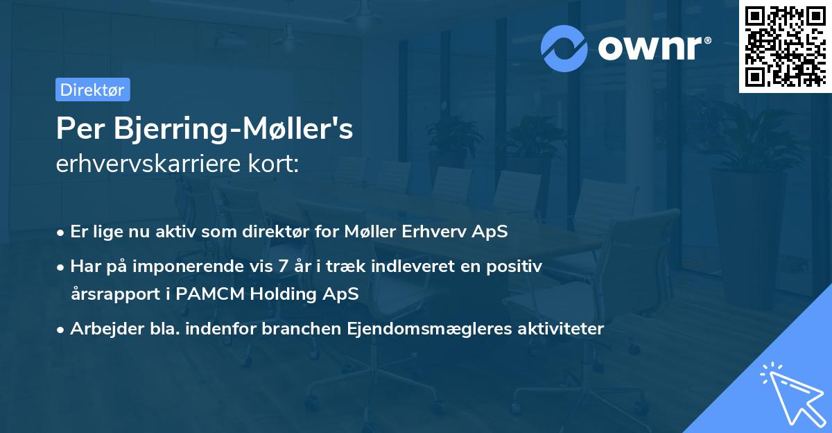 Per Bjerring-Møller's erhvervskarriere kort