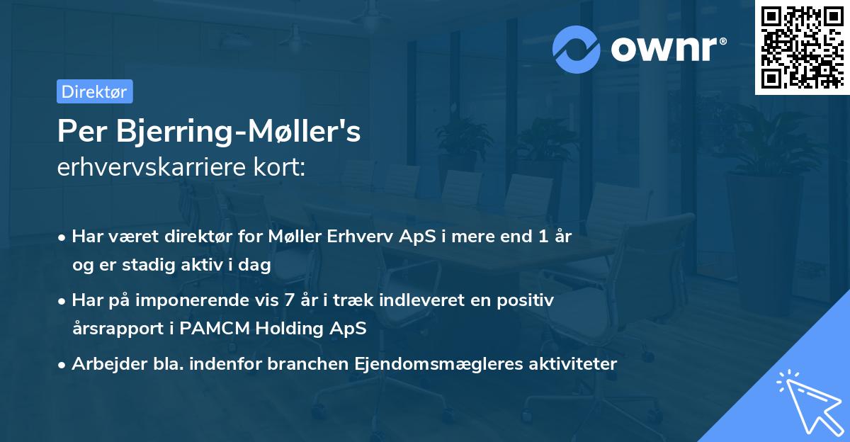 Per Bjerring-Møller's erhvervskarriere kort