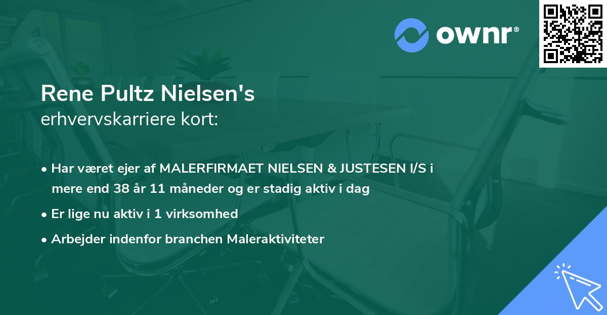 Rene Pultz Nielsen's erhvervskarriere kort