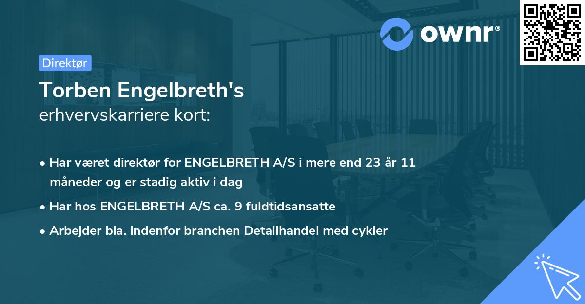 Torben Engelbreth's erhvervskarriere kort