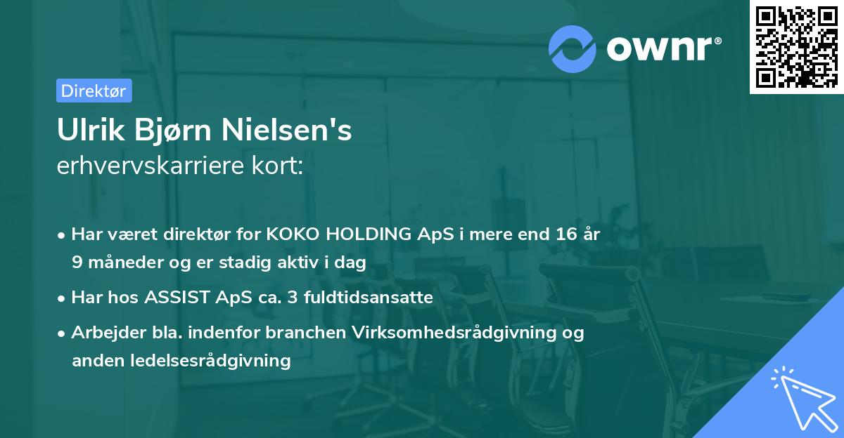 Ulrik Bjørn Nielsen's erhvervskarriere kort