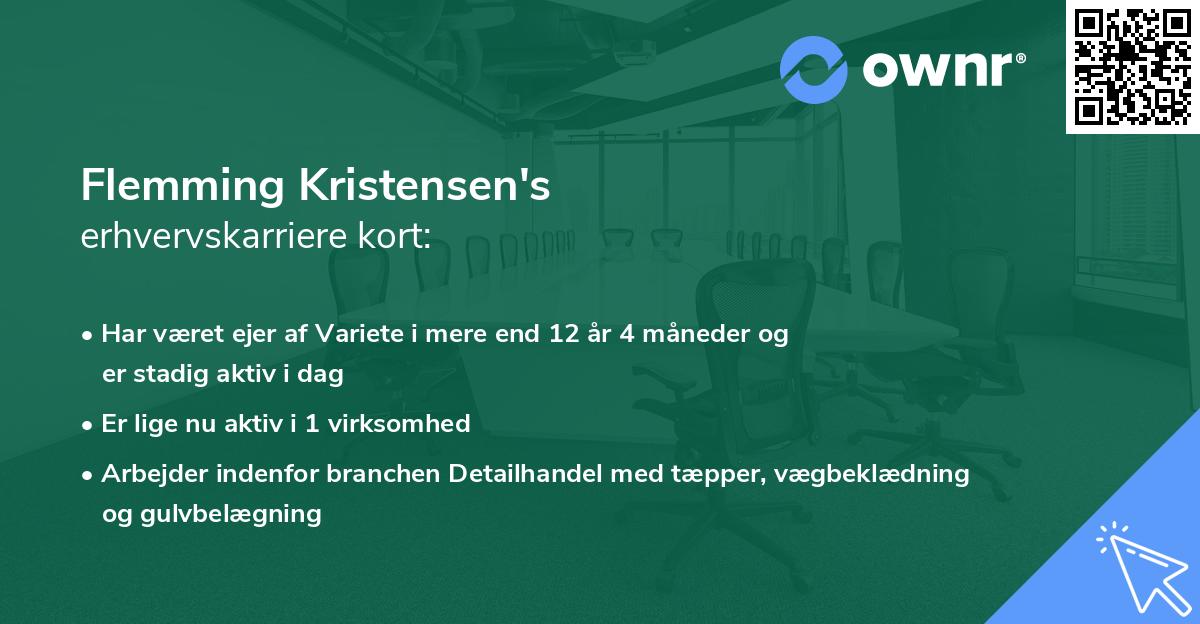Flemming Kristensen's erhvervskarriere kort