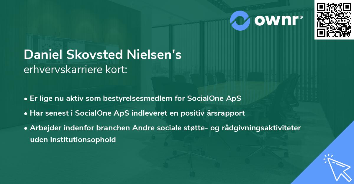 Daniel Skovsted Nielsen's erhvervskarriere kort