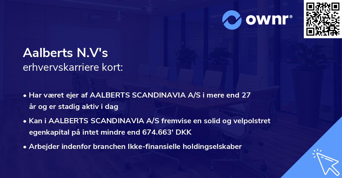 Aalberts N.V's erhvervskarriere kort
