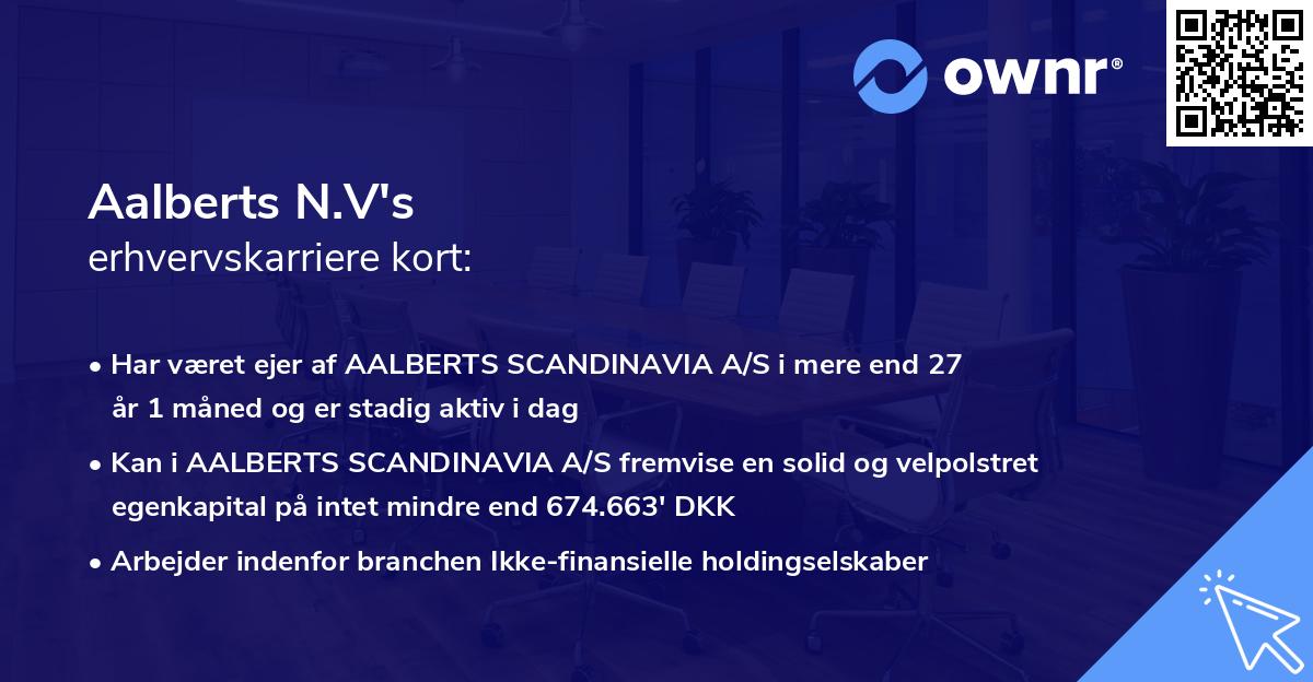 Aalberts N.V's erhvervskarriere kort