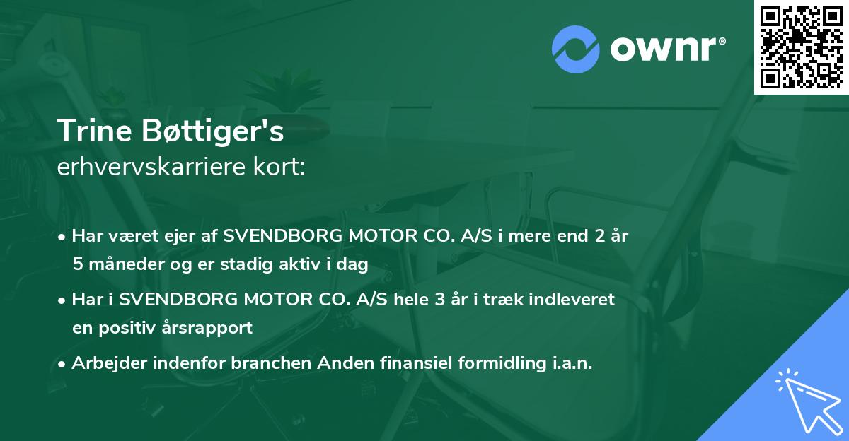 Trine Bøttiger's erhvervskarriere kort
