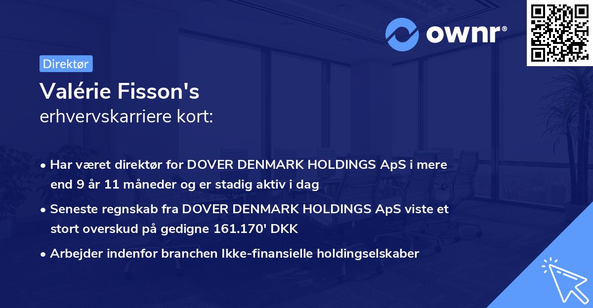 Valérie Fisson's erhvervskarriere kort