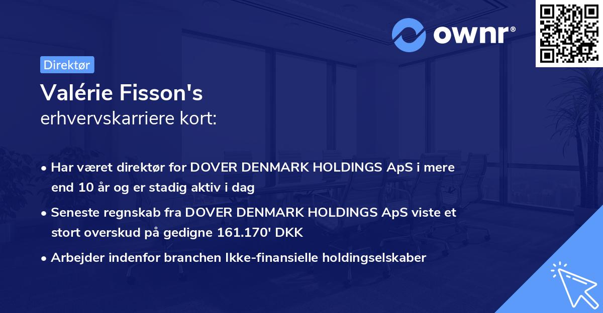 Valérie Fisson's erhvervskarriere kort
