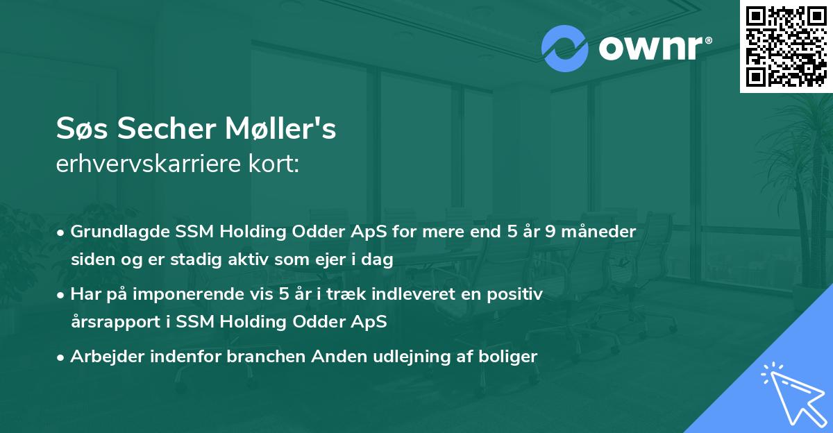 Søs Secher Møller's erhvervskarriere kort