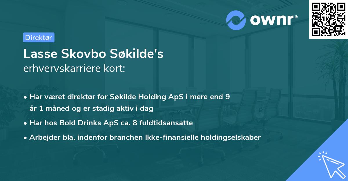 Lasse Skovbo Søkilde's erhvervskarriere kort