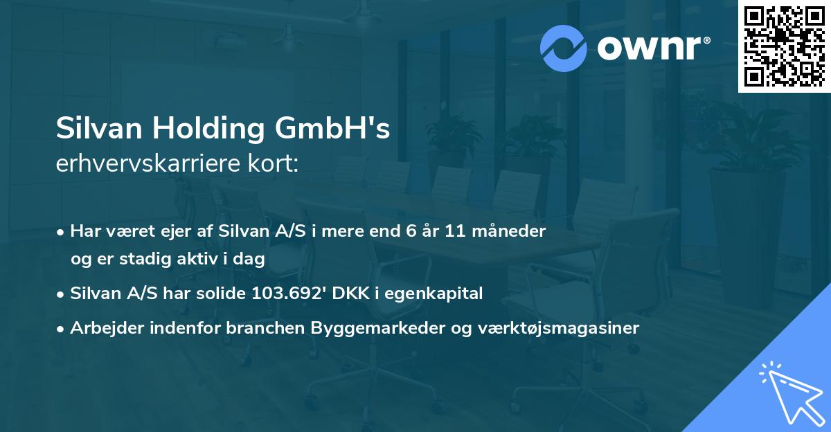 Silvan Holding GmbH's erhvervskarriere kort