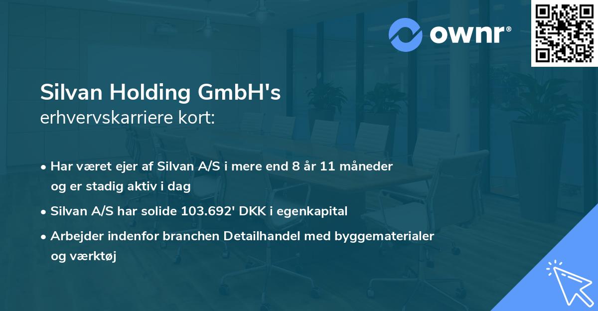 Silvan Holding GmbH's erhvervskarriere kort