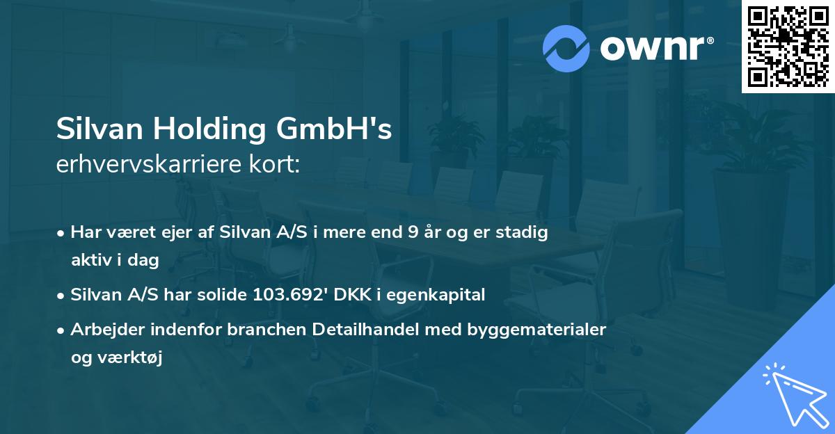 Silvan Holding GmbH's erhvervskarriere kort