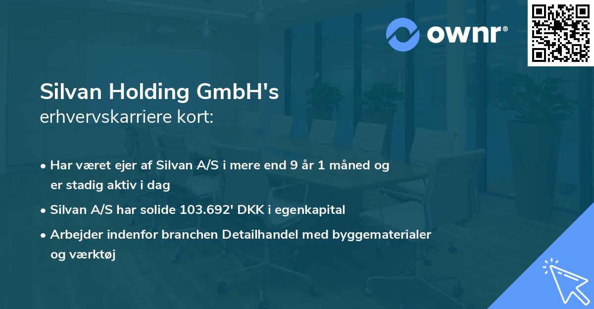 Silvan Holding GmbH's erhvervskarriere kort