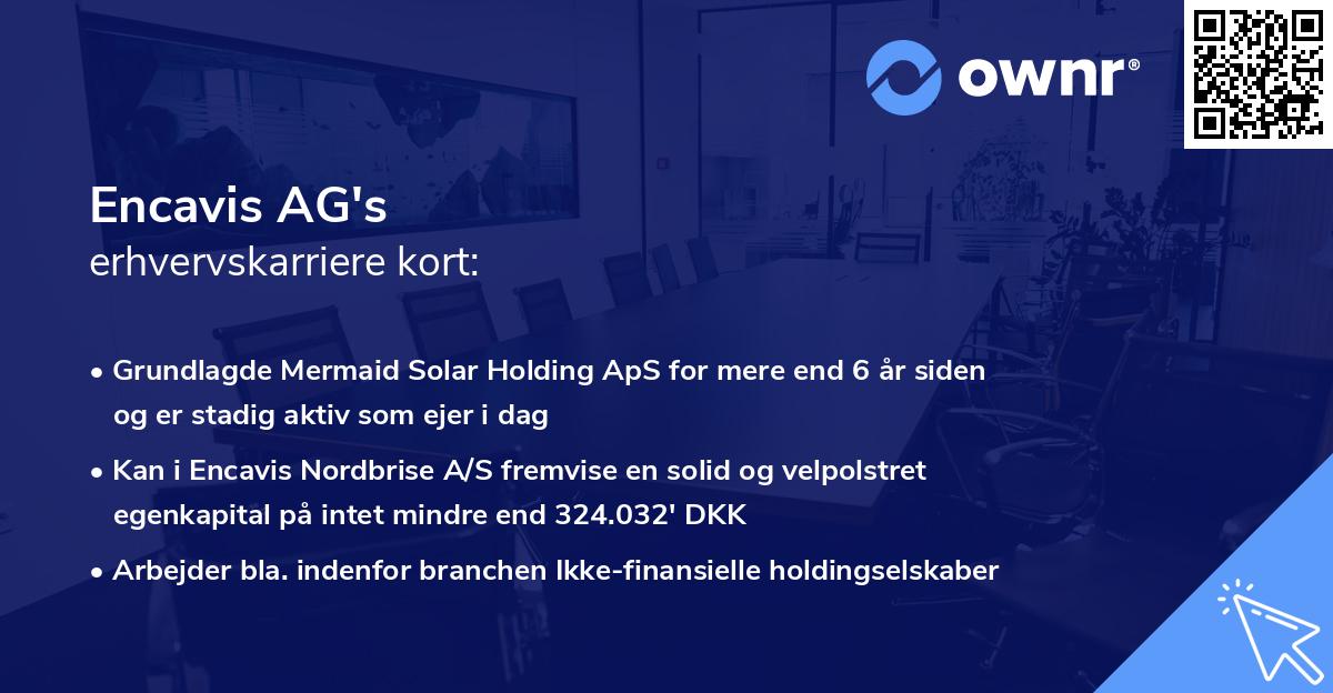 Encavis AG's erhvervskarriere kort