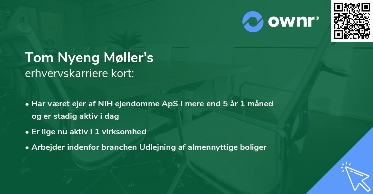 Tom Nyeng Møller's erhvervskarriere kort