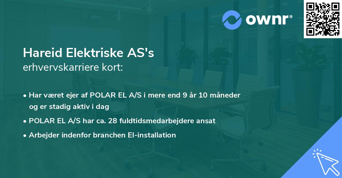 Hareid Elektriske AS's erhvervskarriere kort