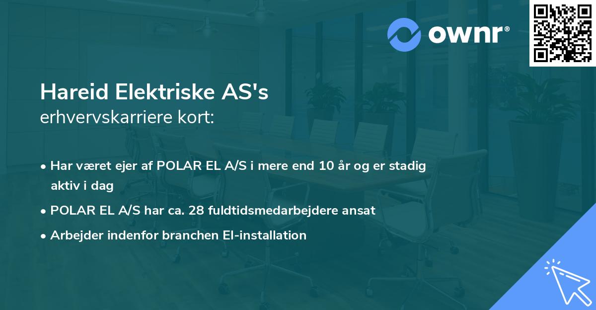 Hareid Elektriske AS's erhvervskarriere kort
