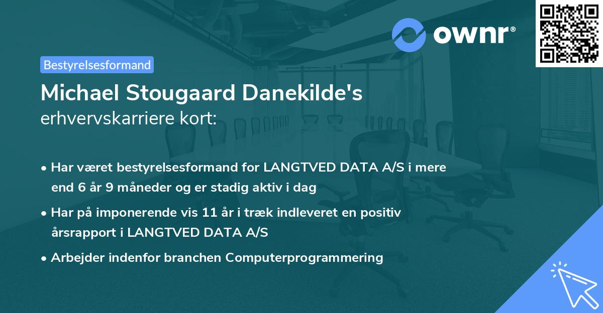 Michael Stougaard Danekilde's erhvervskarriere kort