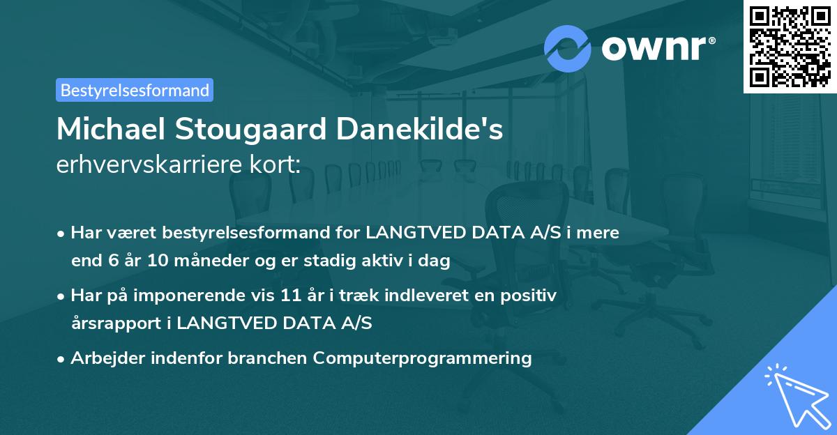 Michael Stougaard Danekilde's erhvervskarriere kort