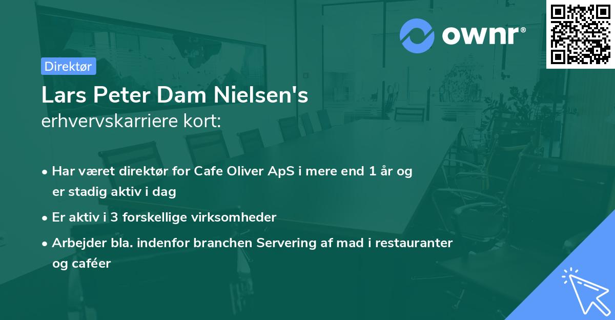 Lars Peter Dam Nielsen's erhvervskarriere kort