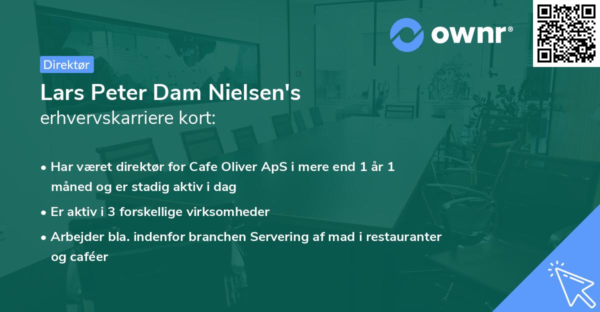 Lars Peter Dam Nielsen's erhvervskarriere kort