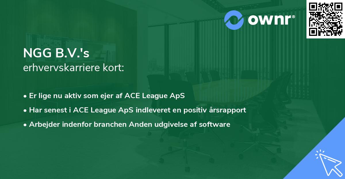 NGG B.V.'s erhvervskarriere kort