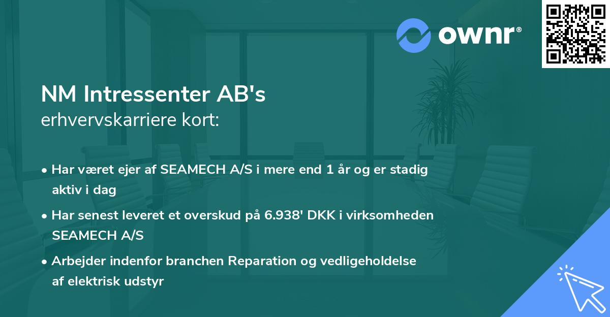 NM Intressenter AB's erhvervskarriere kort