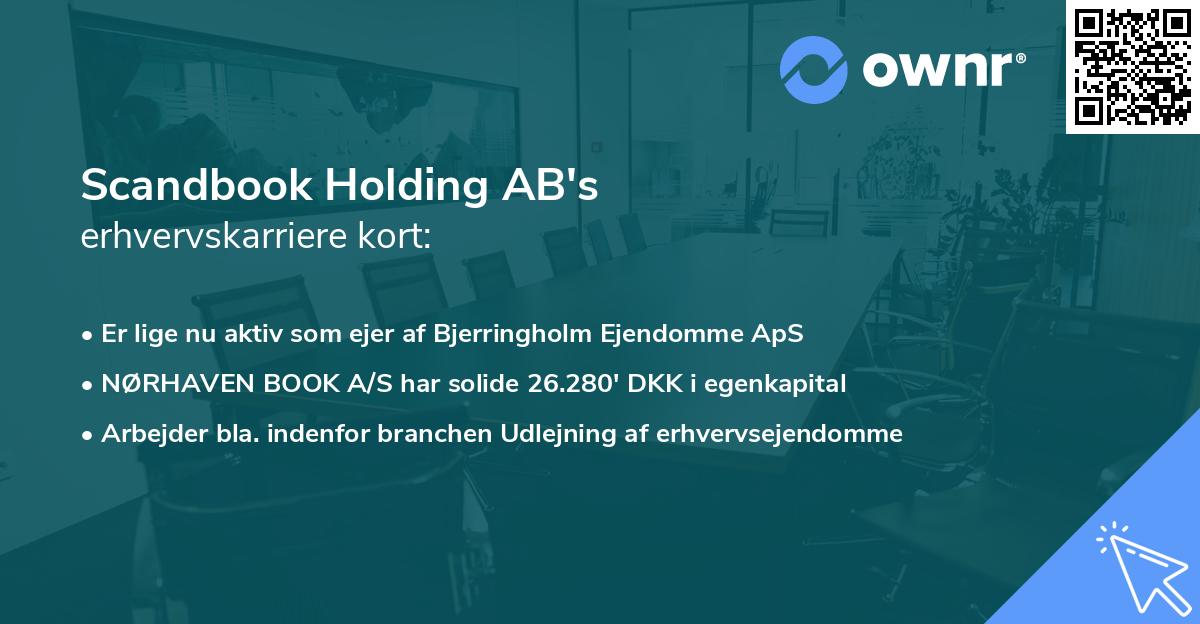 Scandbook Holding AB's erhvervskarriere kort