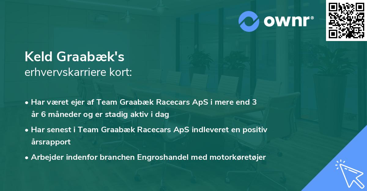 Keld Graabæk's erhvervskarriere kort