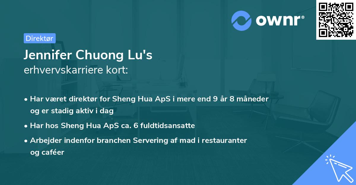 Jennifer Chuong Lu's erhvervskarriere kort