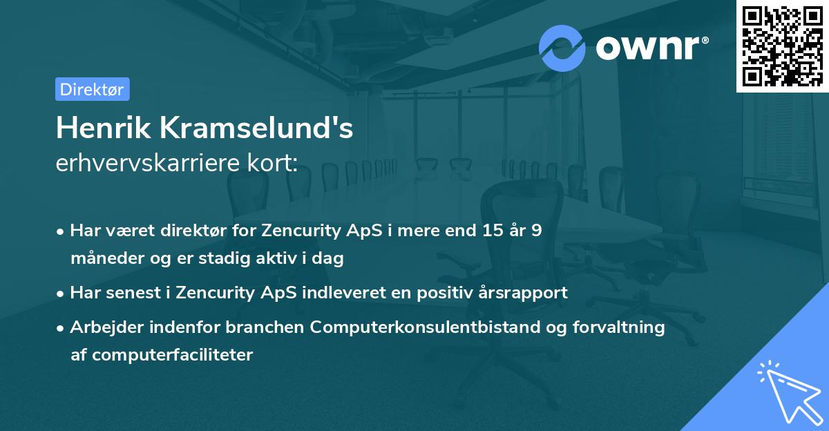 Henrik Kramselund's erhvervskarriere kort