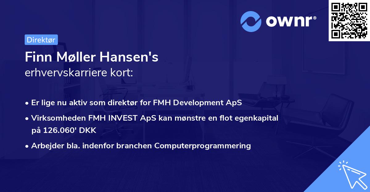 Finn Møller Hansen's erhvervskarriere kort