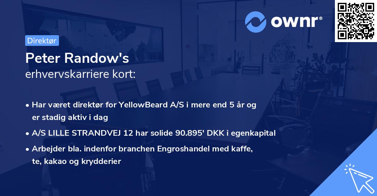 Peter Randow's erhvervskarriere kort