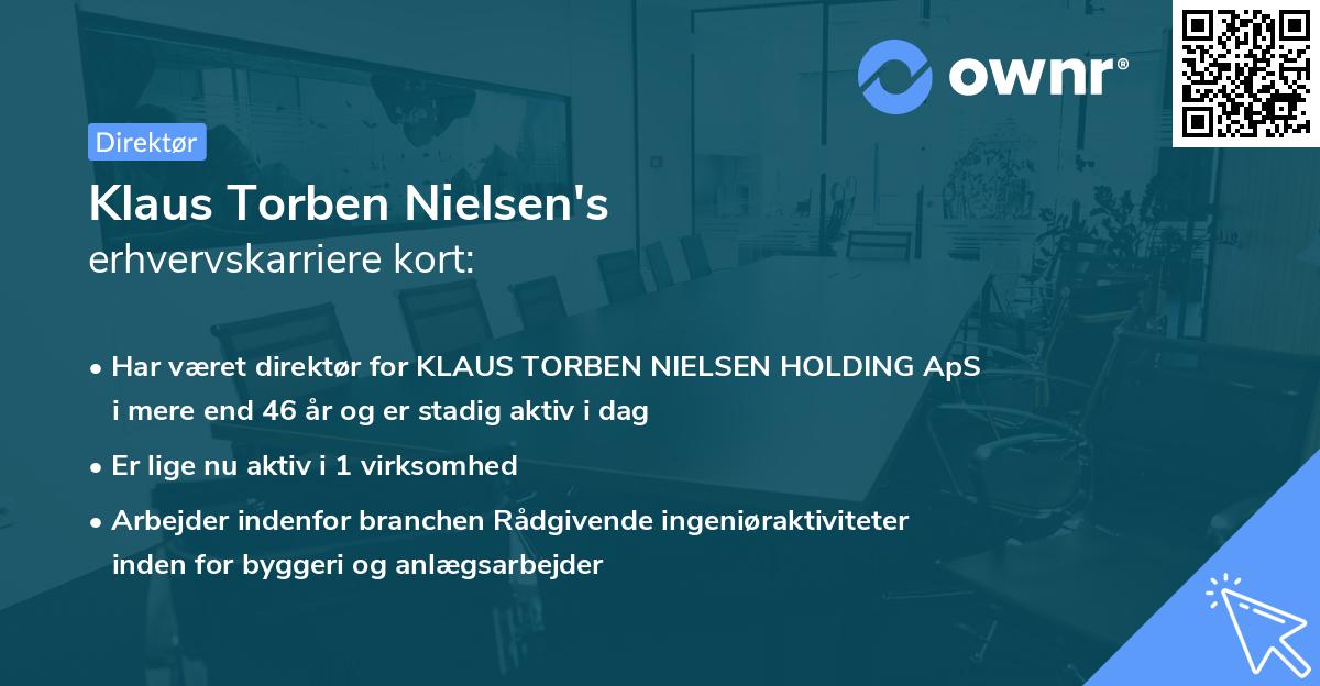 Klaus Torben Nielsen's erhvervskarriere kort
